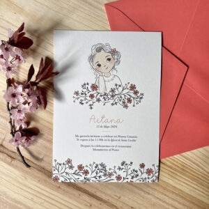 INVITACIÓN DE COMUNIÓN AITANA