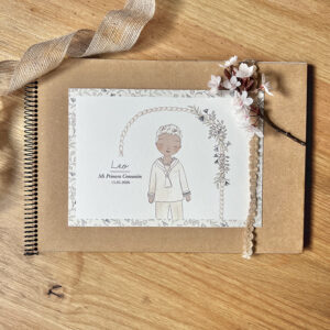 LIBRO DE FIRMAS COMUNIÓN MARINERO LEO